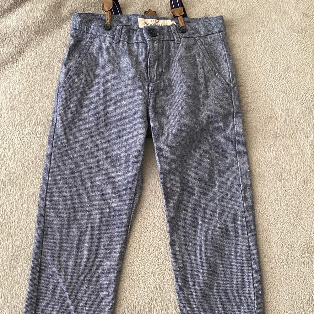 Blue jump suit